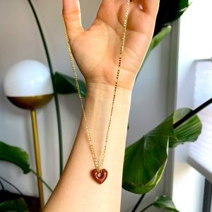 Madewell heart necklace